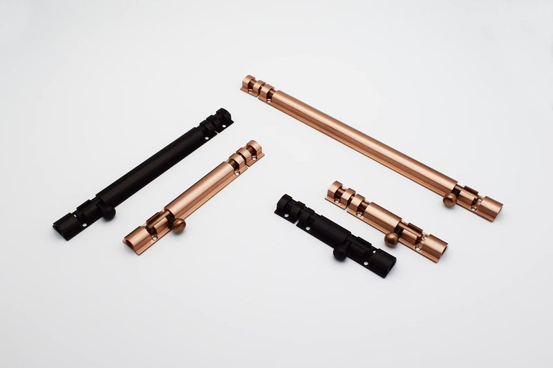 RAB Tower Bolt Stainless Steel Rod, Body Material Aluminum, Slide Bolt/Lock for Door (Code:-SWT, TB ALU, Finish- Black Matt, Size- 4") - Image 5