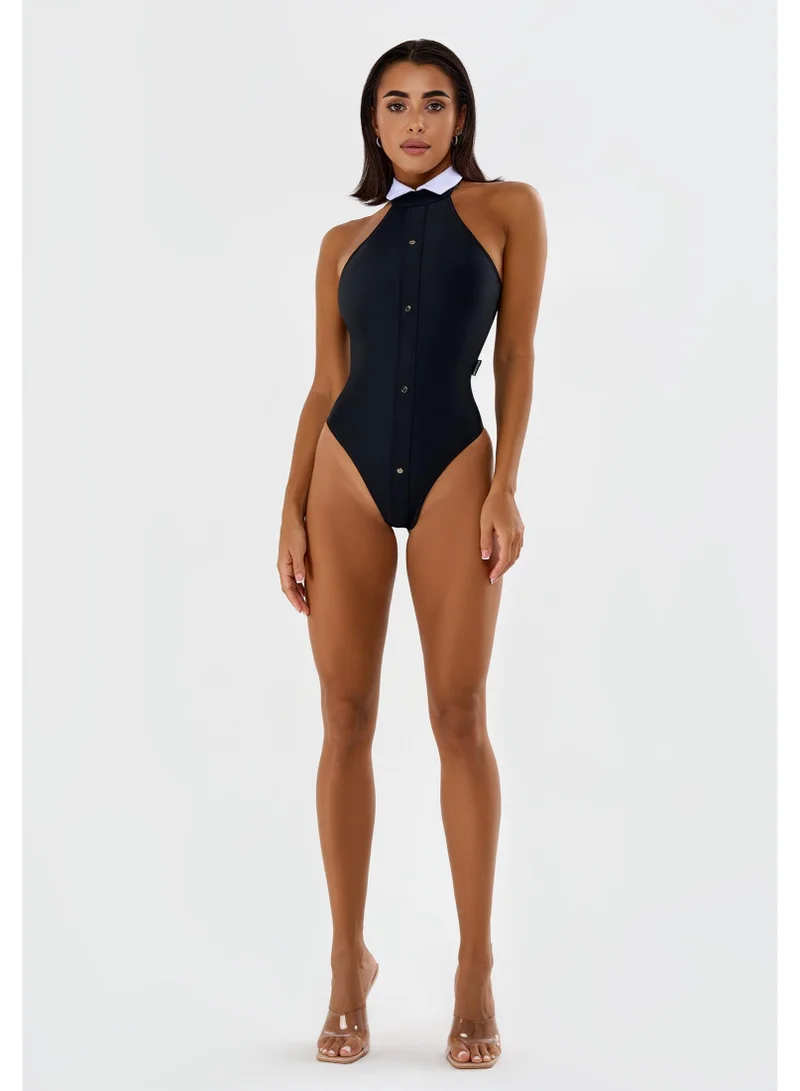 Bona Fide Halter Neck Bodysuit