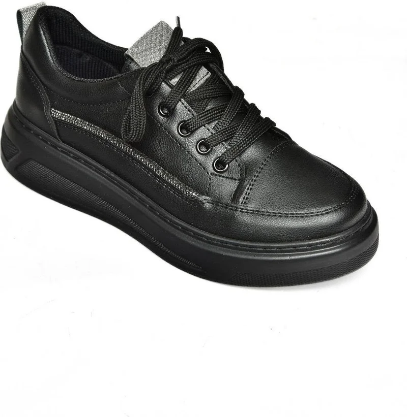 Fox Shoes S602003409 Black Sports Shoes Sneakers