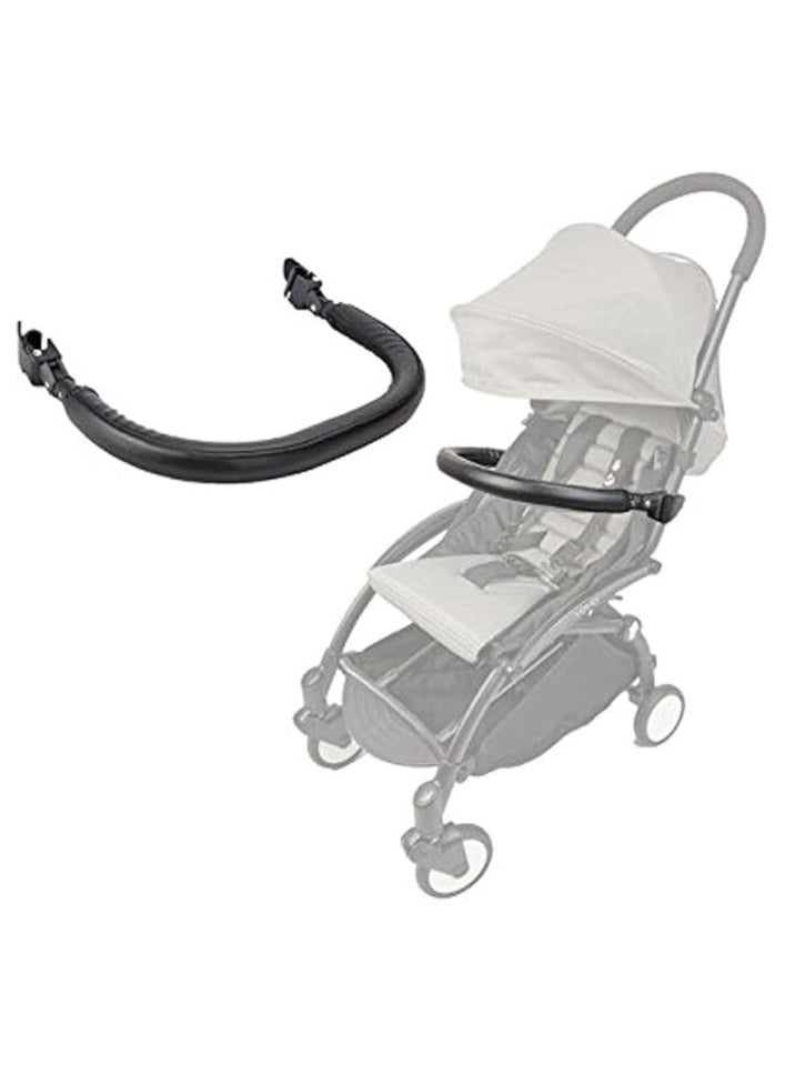 Stroller Bar for Babyzen YoYo and Yoyo+ - Armrest, Handle, Bumper and Crossbar - PU Leather - by Neutral  - Image 1