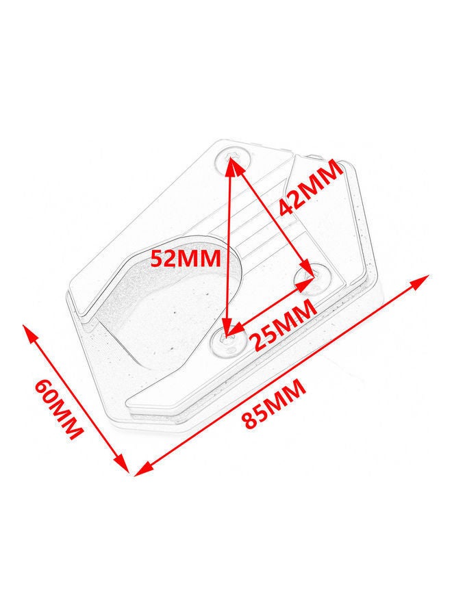 NIBEMINENT Motorcycle Kickstand Plate With L-Shaped Wrench - Image 4