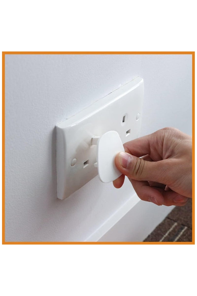 Space Baby Proofing Plug Covers,Plug Socket Covers,Outlet Covers Safety Covers,Electrical Protectors for your Child and Babies at Home,Easy to Use & Secure,pack of 12pcs - Image 3