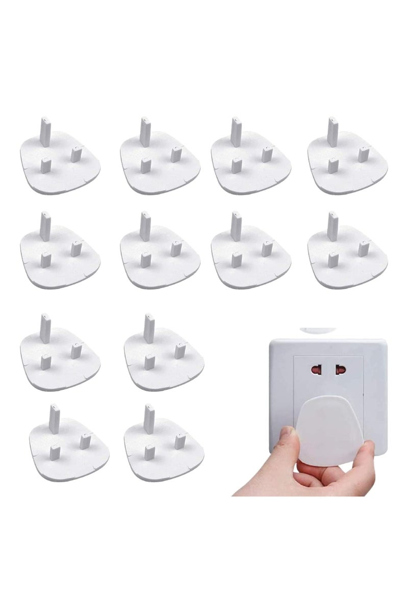 Space Baby Proofing Plug Covers,Plug Socket Covers,Outlet Covers Safety Covers,Electrical Protectors for your Child and Babies at Home,Easy to Use & Secure,pack of 12pcs - Image 2