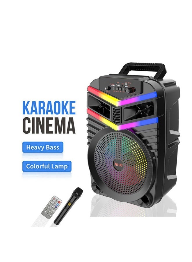 Microplus Wireless Bluetooth Speaker Stereo Sound FM Radio TF Memory USB Input Mic Input AUX PS-4837 - Image 4