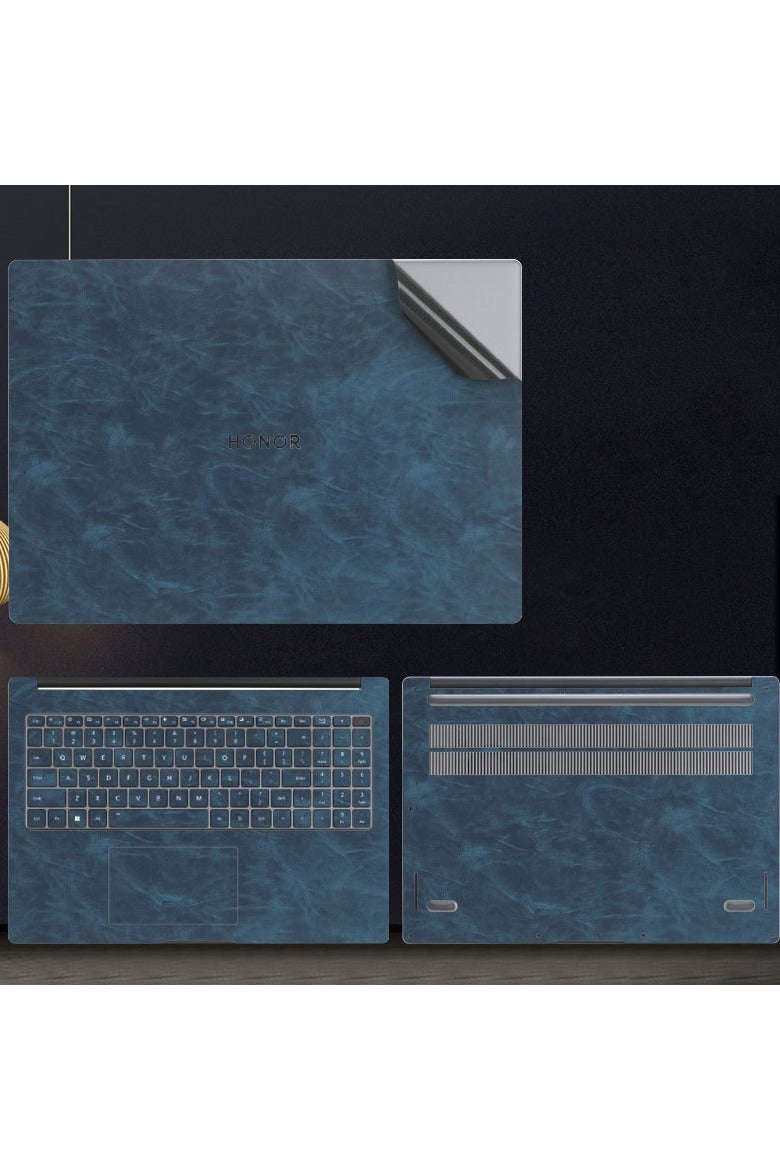 general Laptop Decal Cover Compatible with Honor X16 Plus 2025 Laptop Anti-Scratch Sticker Three Sided Leather Notebook Film