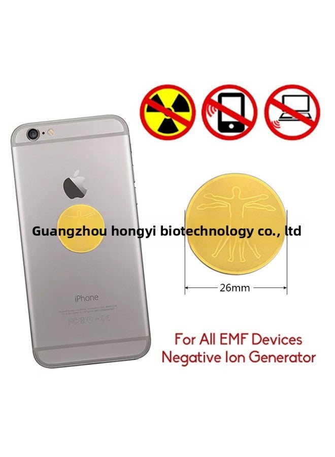 Full Set Of 16 24K Radiation Phone Stickers-Color:lotus Style - Image 2