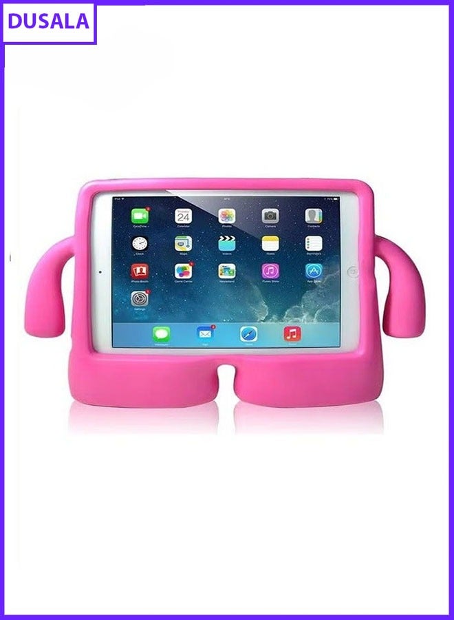 DUSALA Kids Shock‑Proof EVA Case with Handle & Stand for iPad Pro 11 Inch Bright Durable Cover(Pink)