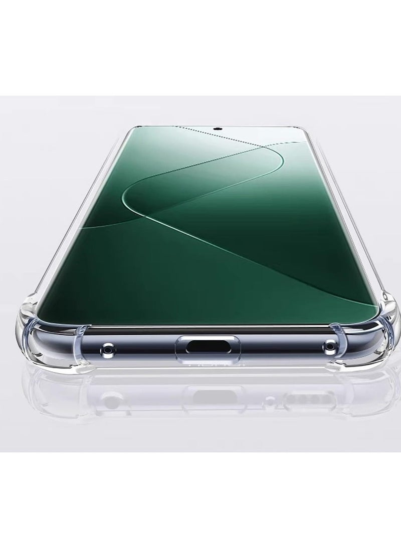 Techie Xiaomi 14 5G TPU Bumper Corner Case with Camera Lens Protection Transparent Protective Back Cover - Image 4