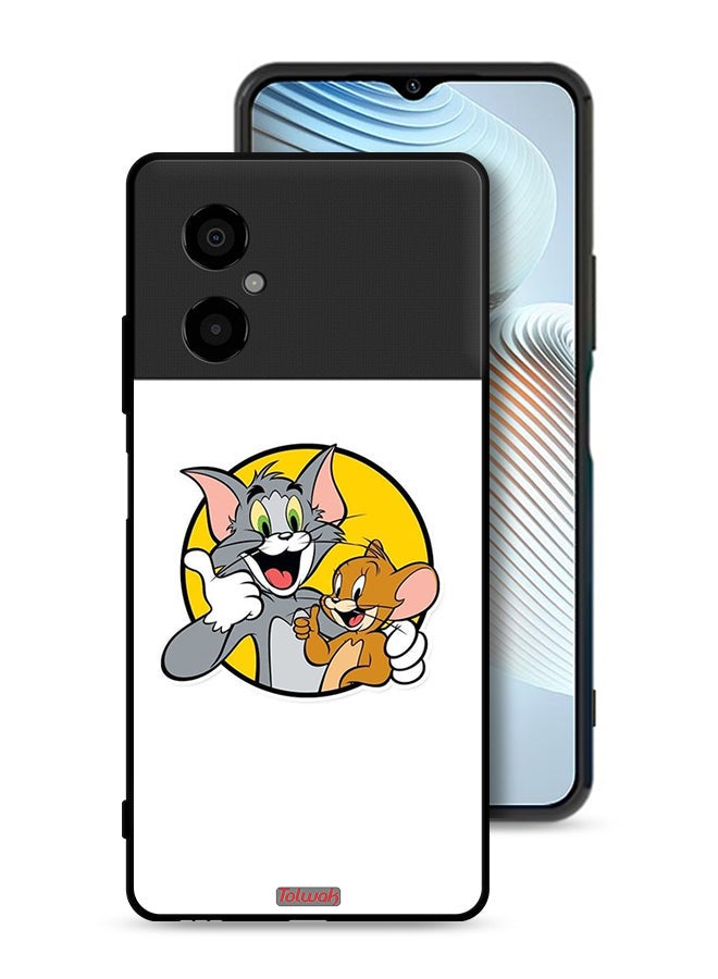 Tolwak Xiaomi Poco M4 5G Protective Case Cover Tom And Jerry - Image 1