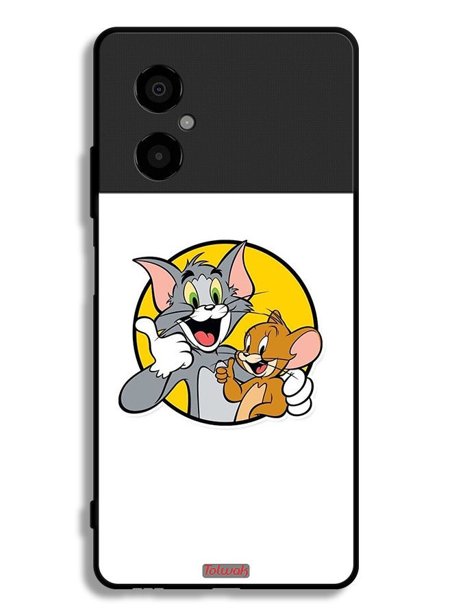 Tolwak Xiaomi Poco M4 5G Protective Case Cover Tom And Jerry - Image 2