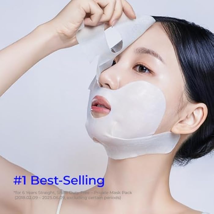 DEWYCEL PRIVATE CARE MASK with edelweiss callus culture extract | 3STEP face mask for glow skin - elasticity, hydrating, firming | Soothing Recovery & Moisture with Panthenol, Niacinamide - Image 3