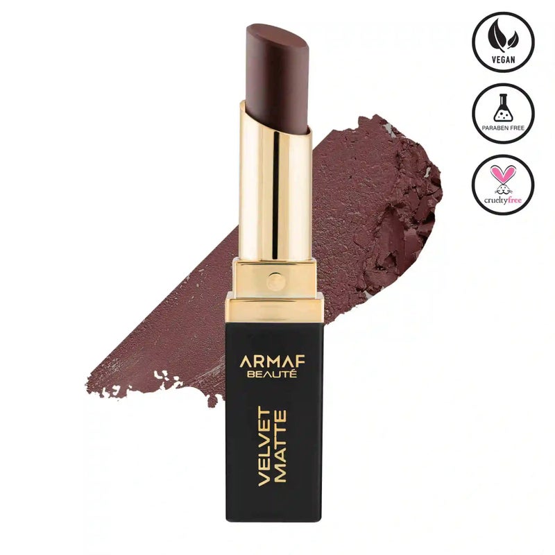 Armaf Beaute Makeup Velvet Matte Bullet Lipstick Gabrielle 2.6g, Rich & Hydrating Lip Colour with Shea Butter, Non Drying & Lightweight Lip Stick, Comfortable & Long Lasting Finish, Weightless Formula - Image 1