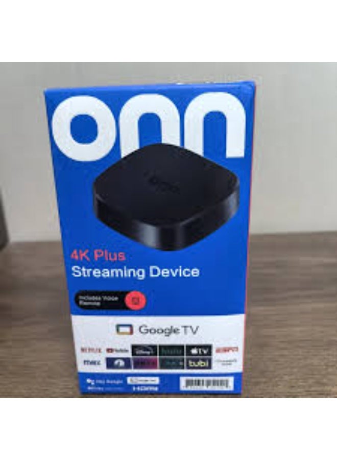 Onn 4K Plus Streaming Device with Google TV – 16GB Storage, 2GB RAM, Wi-Fi 6, Dolby Vision & Dolby Atmos, Voice Remote, 4K UHD - Image 2
