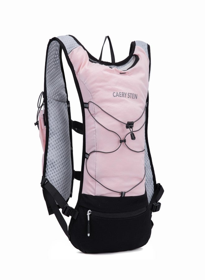 CAREYSTEN CAERY STEN Lightweight Hydration Vest Backpack for Running, Hiking, Cycling, Trail Running - Breathable Mesh, Adjustable Straps, Compact Water Pack Bag for Men & Women(Pink) - Image 2