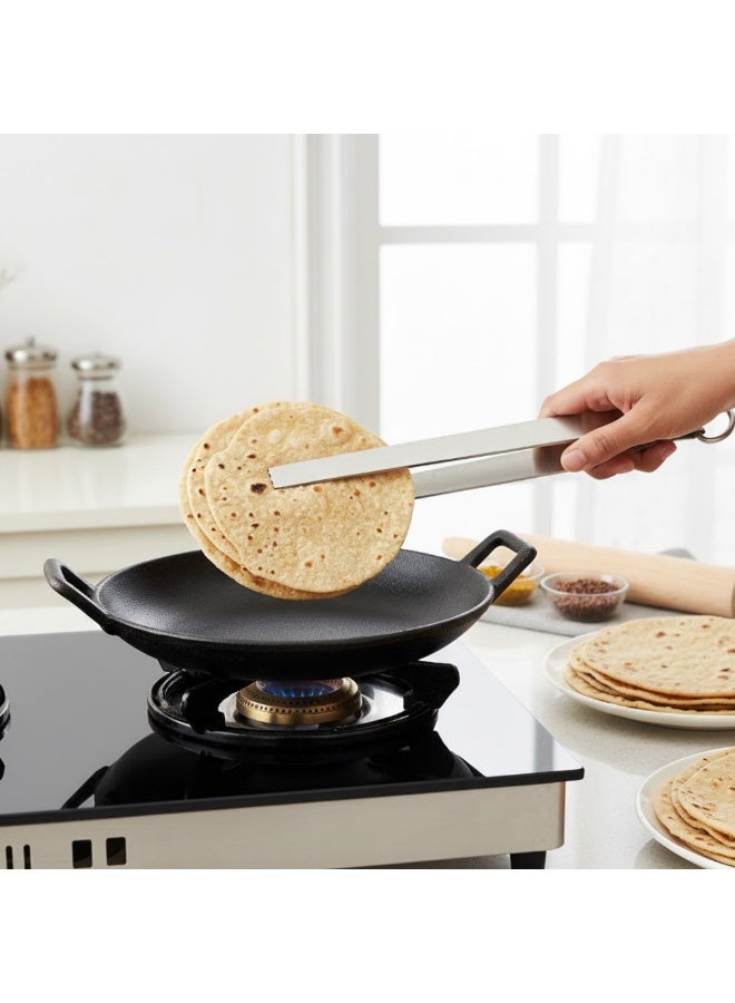 AMM Stainless Steel Roti Tong Chimta – Chapati, Naan & Pita Bread Holder for Gas Stove - Image 5