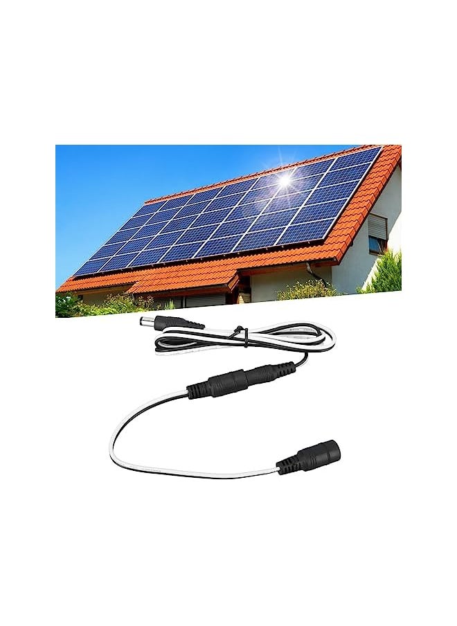 PROMASS promass Solar Panel Power Extension Cable, DC Extension Cable for Solar Panels, LED Lights, Cameras, Convenient Practical Solar Extension Cable for Automotive RV Boat Marine Solar Panel (1m / 3.3ft)  - Image 2