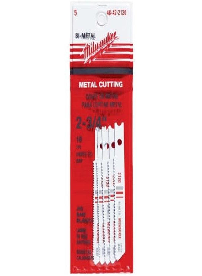 ميلواكي شفرة منشار بانوراما ثنائية المعدن عالية السرعة من ميلووكي GIDDS2-2493819، مقاس 2 3/4 بوصة، 18 سنًا/بوصة، عبوة من 5 قطع - Image 4