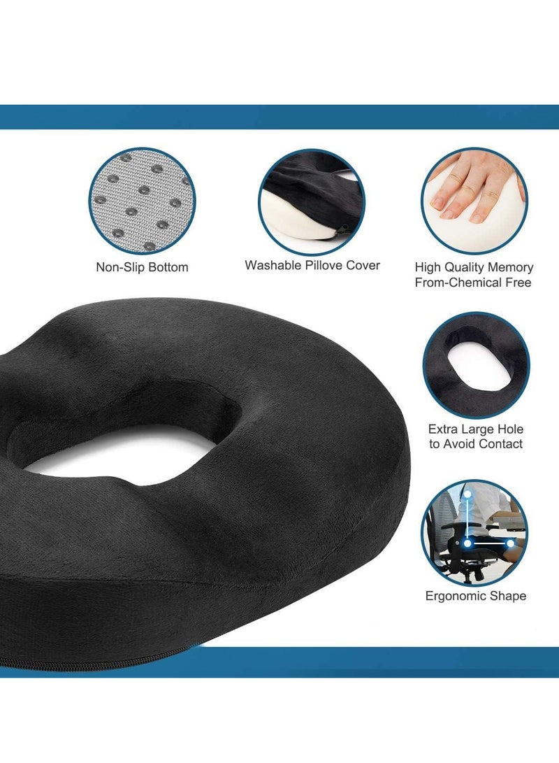 RATSAW Donut Pillow Tailbone Chair Cushion Orthopedic Pain Relief Pillow  - Image 2