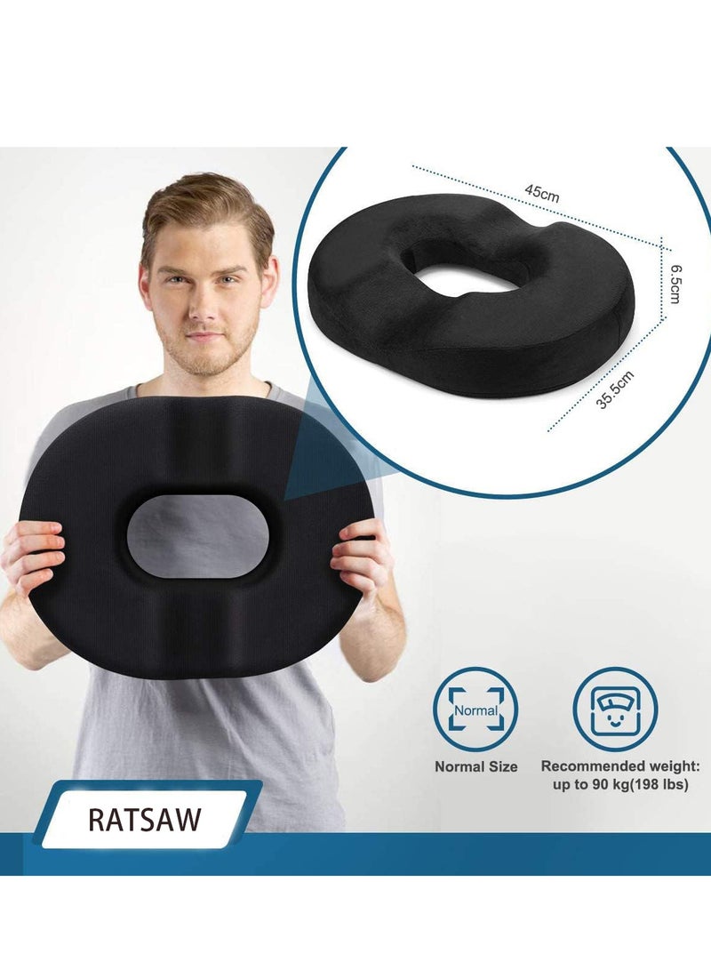 RATSAW Donut Pillow Tailbone Chair Cushion Orthopedic Pain Relief Pillow  - Image 3