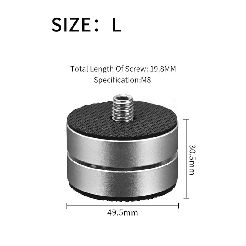 4pcs HiFi Audio Speakers Amplifier Chassis Beads DAC CD Player Anti-Shock Absorber Foot Feet Pads Vibration Absorption Stands Spikes(Silver,Large) - Image 2