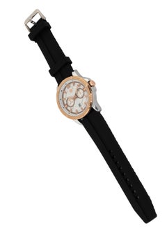ZYROS Men's watch, Elegant And Luxurious Design, White Dial, Waterproof, Rubber, Black - Z280728M-2  - Image 3