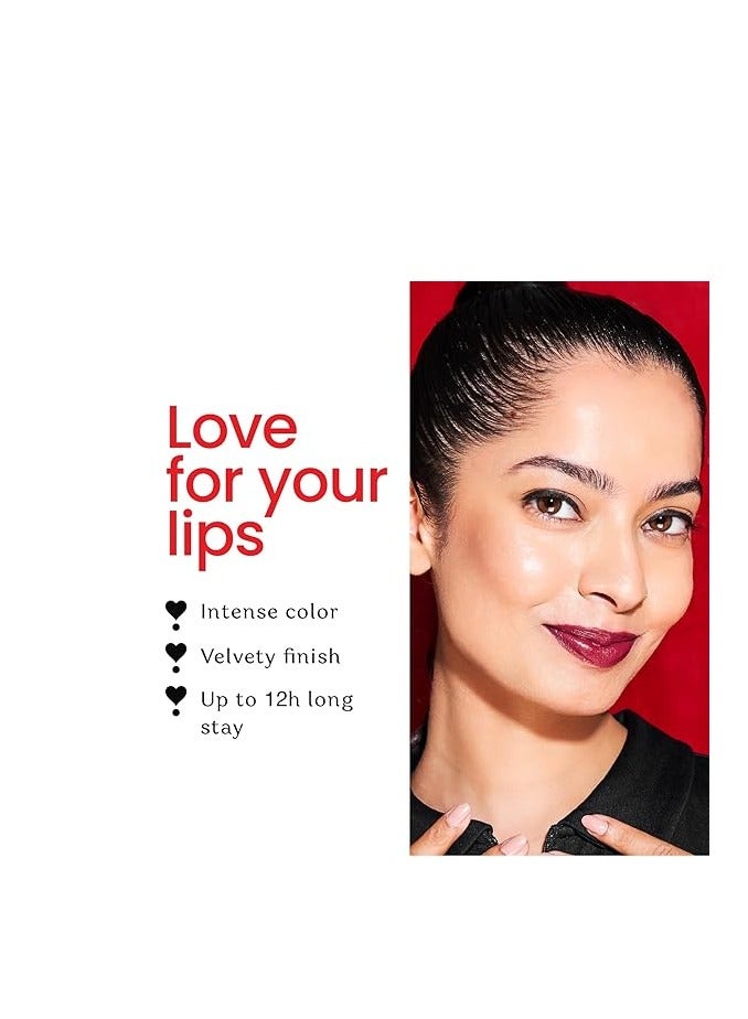 color cupid velvety intense color 12-Hour Stay Bullet Lipstick | Infused with Hyaluronic Acid & Jojoba Oil | Transfer proof & Smudge Proof | Love Season | Spring Pink | 4.1g - Image 2