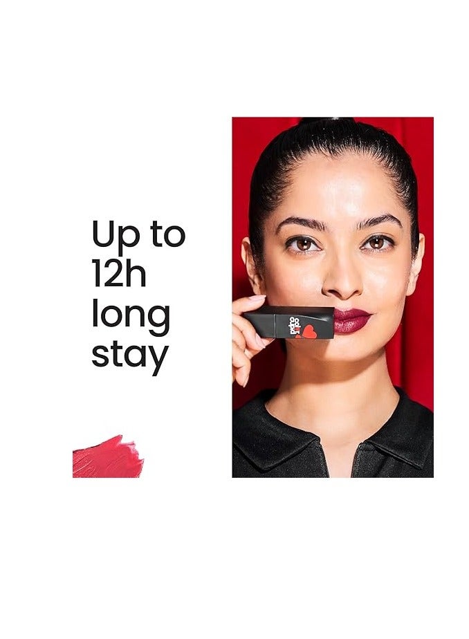 color cupid velvety intense color 12-Hour Stay Bullet Lipstick | Infused with Hyaluronic Acid & Jojoba Oil | Transfer proof & Smudge Proof | Love Season | Spring Pink | 4.1g - Image 4