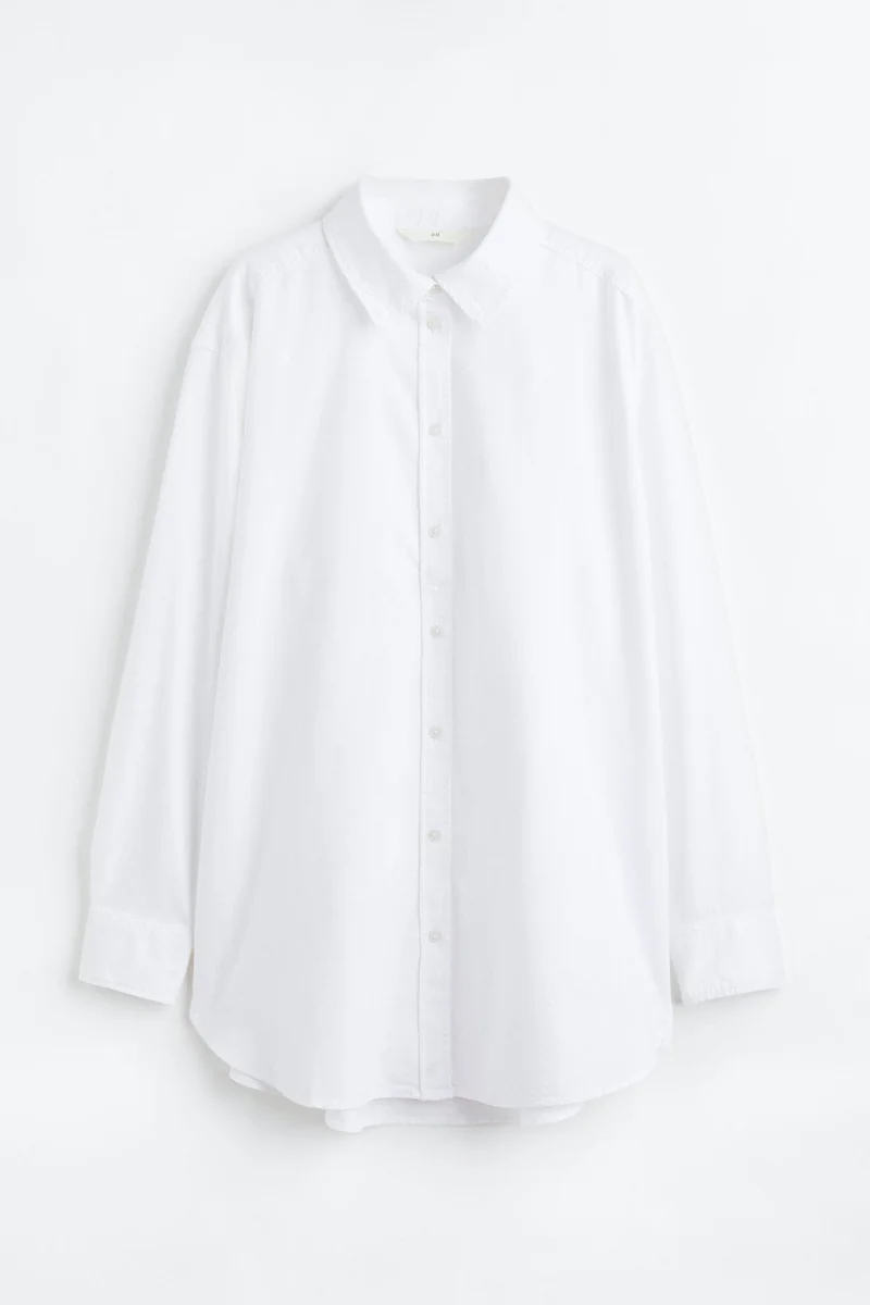 اتش اند ام Oversized Oxford shirt