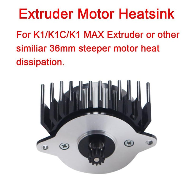 مشتت حراري من الفضة بالكامل للطابعة ثلاثية الأبعاد K1 وK1C وK1 Max لتبريد سريع لمحرك البثق - Image 5