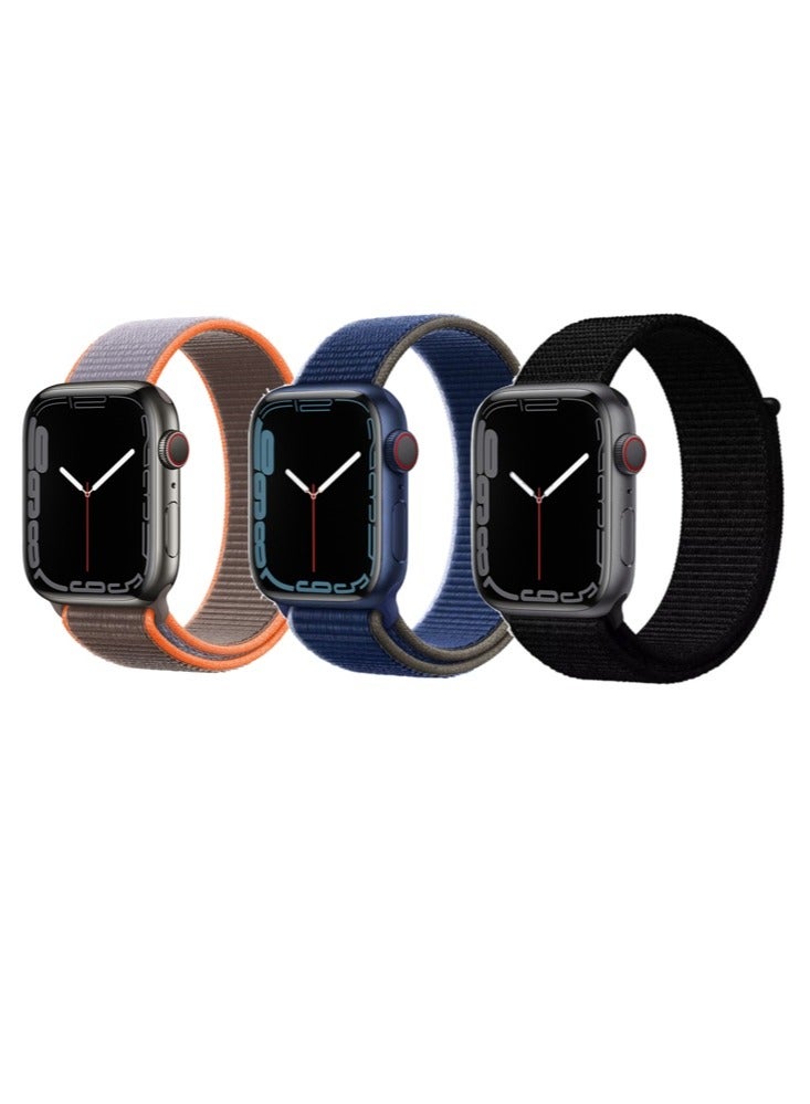 Perfii 3pcs Apple Watch Strap 42/41/40/38mm Replacement for Apple Watch Series 10/9/8/7/6/5/4/SE - Image 1