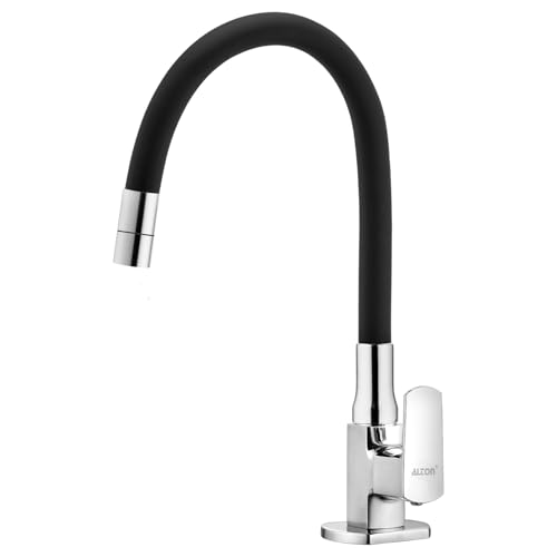 ALTON QDRL5855-SF, Swan Neck with Flexible Swivel Spout | Kitchen Sink Tap | Kitchen Faucet | Tap for Kitchen Sink | Taps | Wash Basin Tap | Pillar Tap - Image 1