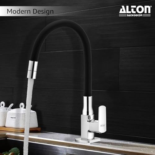 ALTON QDRL5855-SF, Swan Neck with Flexible Swivel Spout | Kitchen Sink Tap | Kitchen Faucet | Tap for Kitchen Sink | Taps | Wash Basin Tap | Pillar Tap - Image 3