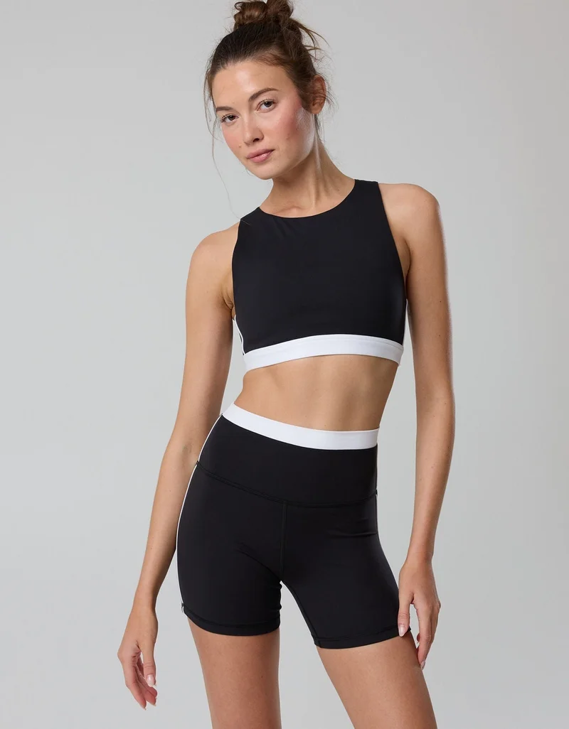 Aerie  OFFLINE By Aerie The Hugger High Neck Sports Bra for Women | Best Price UAE
