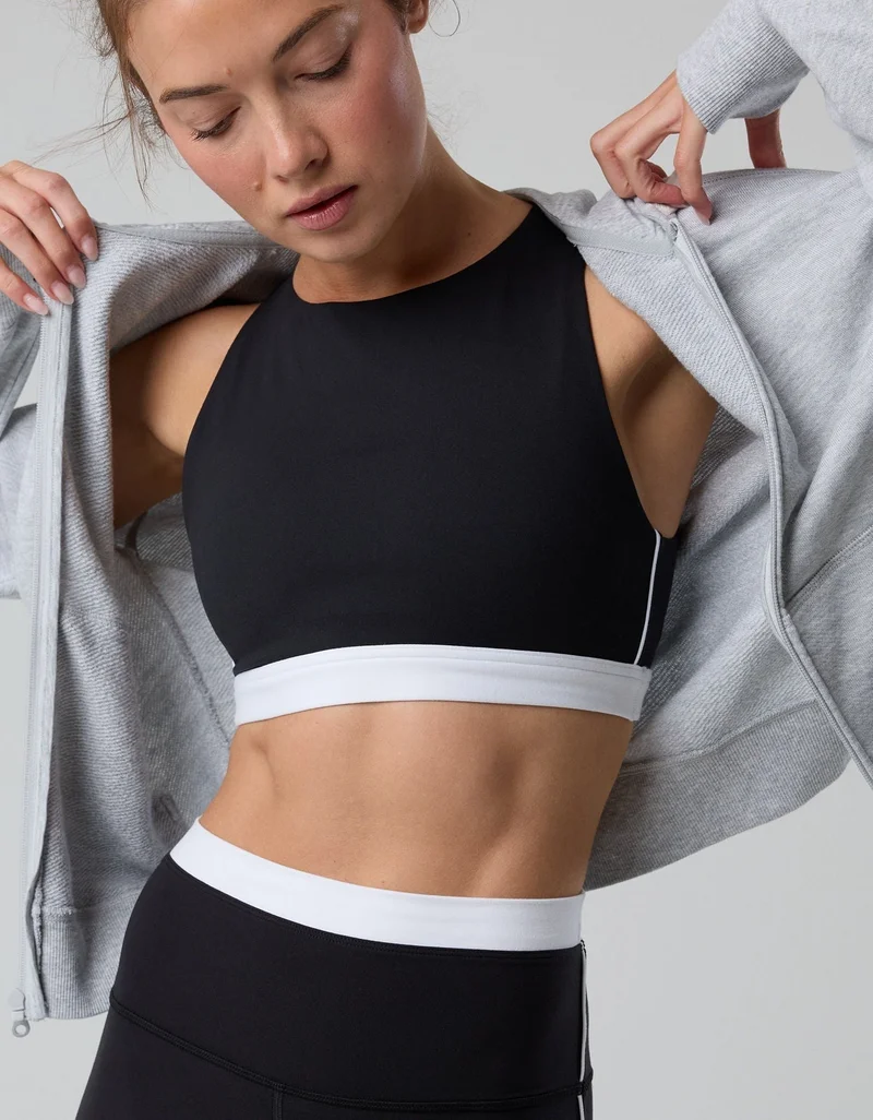 OFFLINE By Aerie The Hugger High Neck Sports Bra