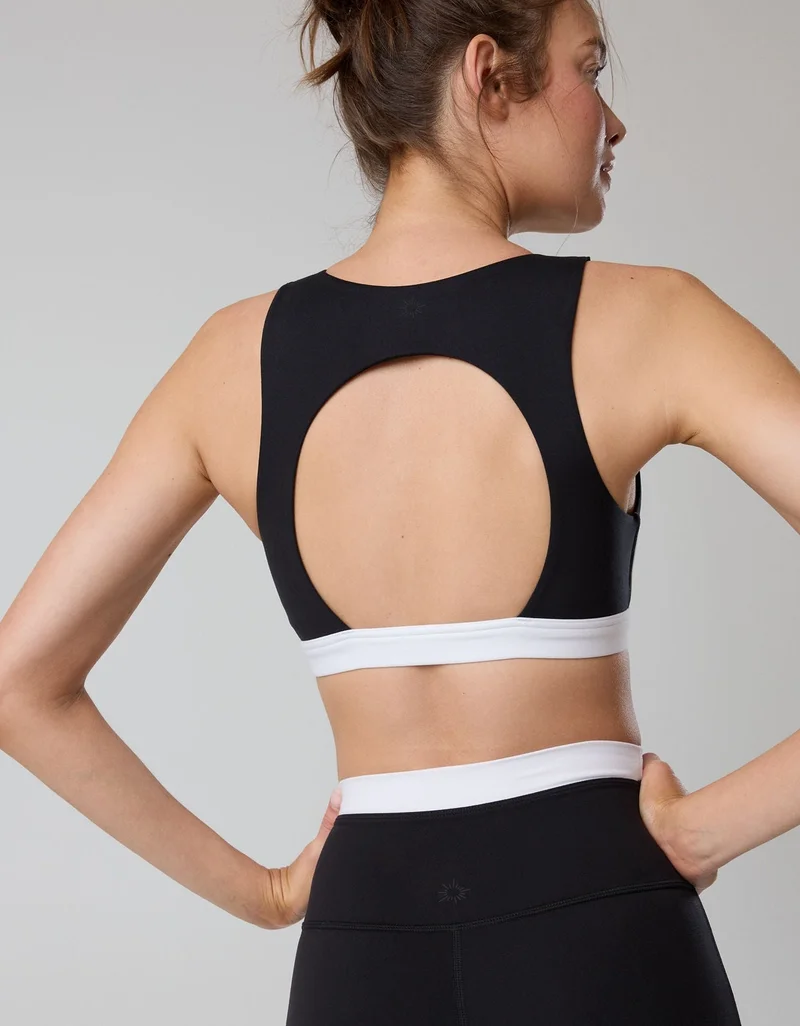 Aerie  OFFLINE By Aerie The Hugger High Neck Sports Bra for Women | Best Price UAE
