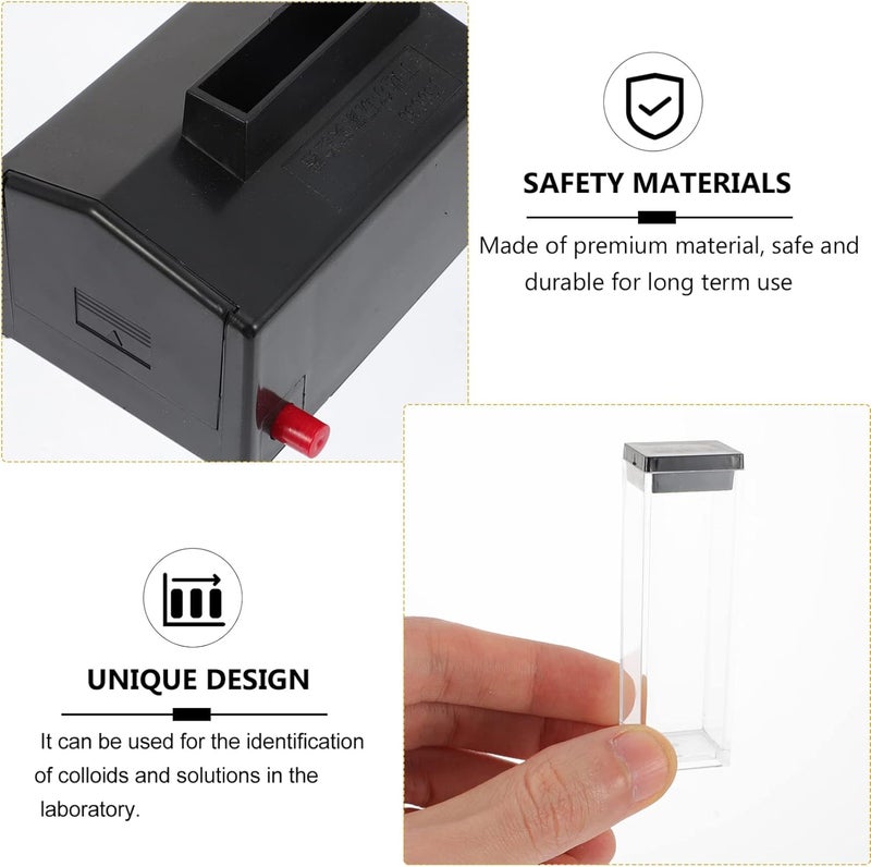 klarako 1 Set Chemical Experiment Equipment Puzzle Toys Science Experiment Tool Tyndall Effect Labs Tool Toy for Kids Tyndall Effect Experiment Apparatus Reagent Test kit Child Plastic - Image 3