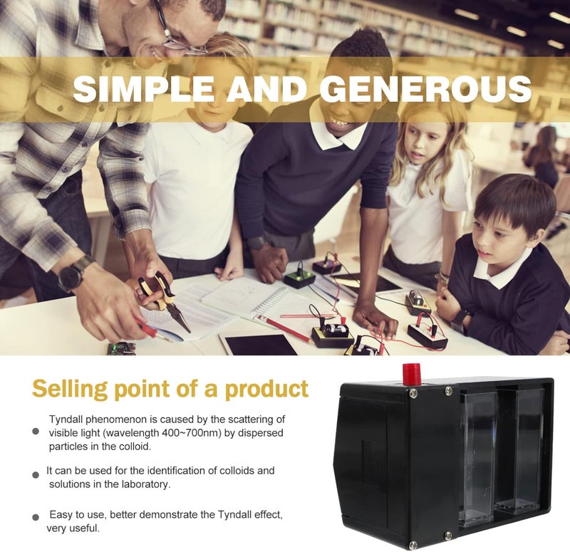 klarako 1 Set Chemical Experiment Equipment Puzzle Toys Science Experiment Tool Tyndall Effect Labs Tool Toy for Kids Tyndall Effect Experiment Apparatus Reagent Test kit Child Plastic - Image 5