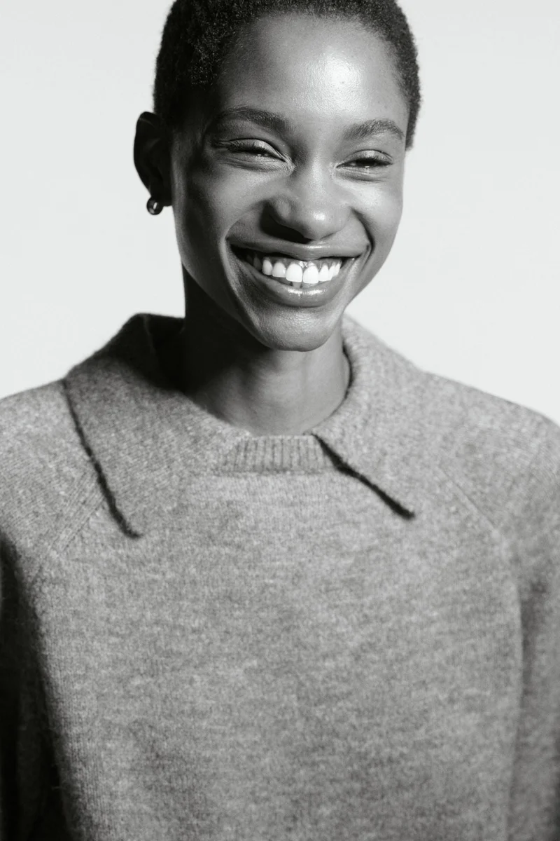 اتش اند ام كنزة بياقة