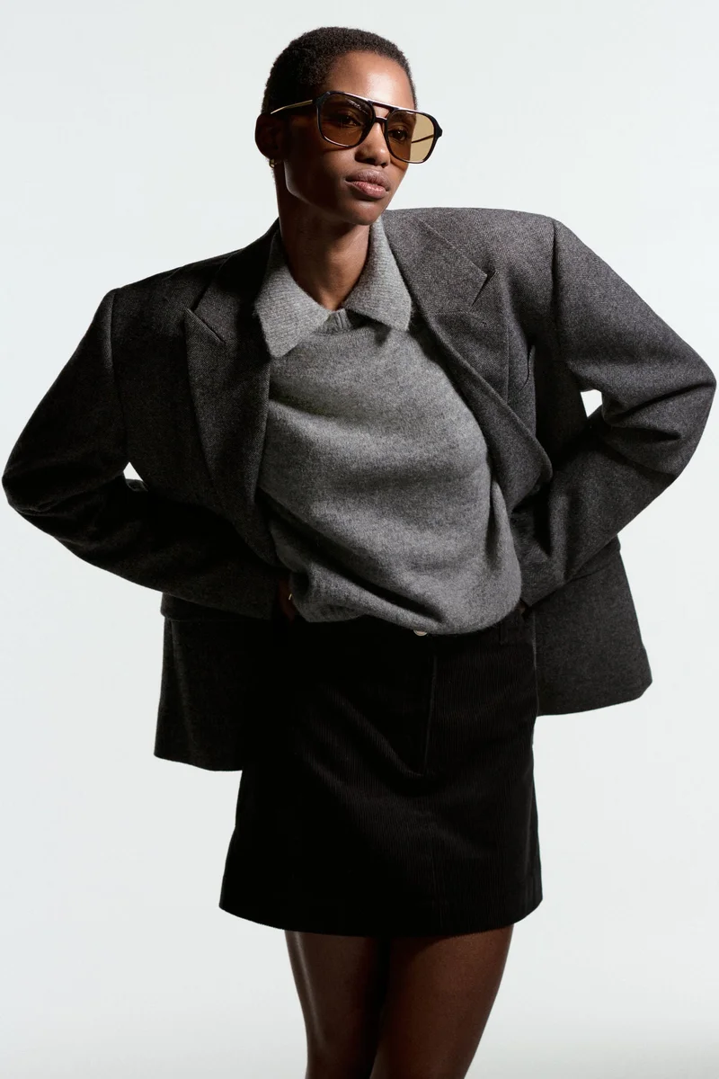 اتش اند ام كنزة بياقة