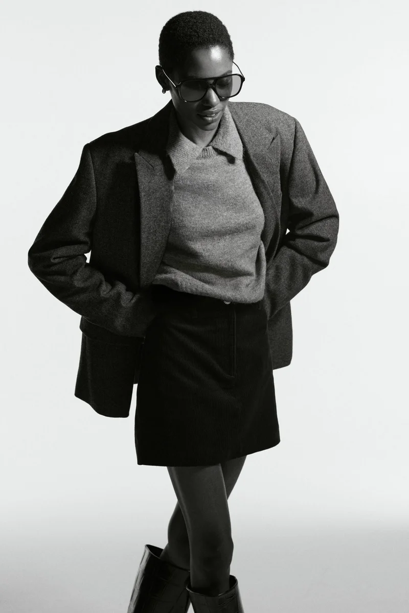 اتش اند ام كنزة بياقة