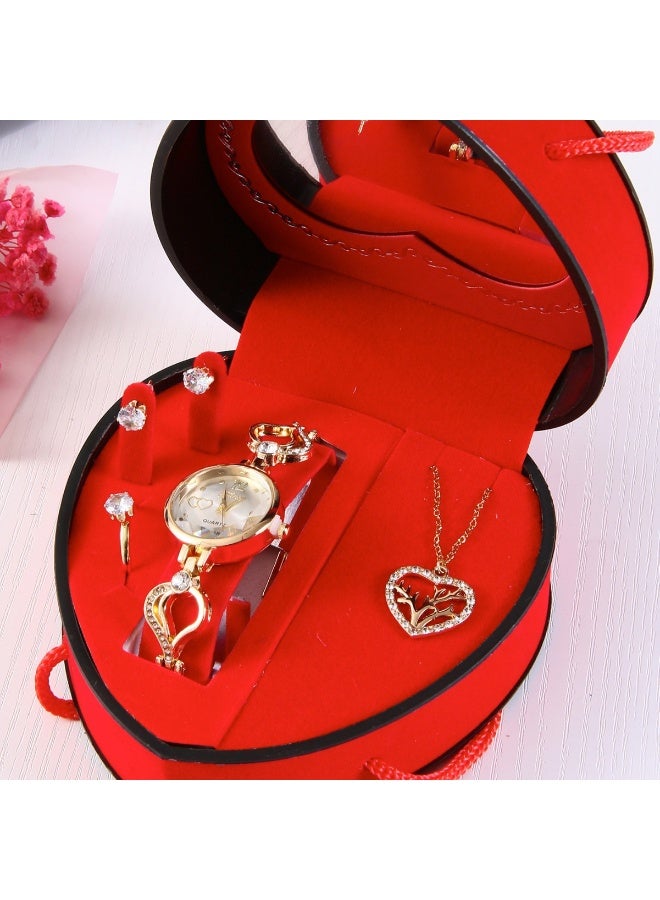 Mark Fairwhale New Small Fresh Retro Decorative Watch Set 