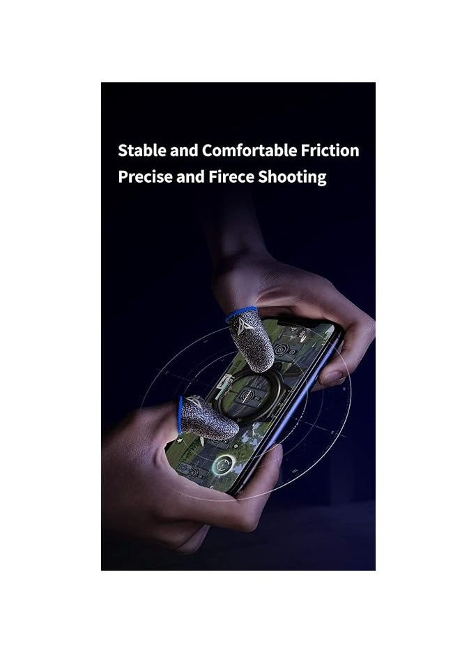 Finger Sleeves for Game Controller - Sweat-Proof Gloves for Phone Gaming (PUBG and Other Touch Screen Games)