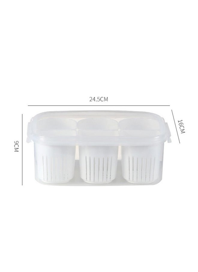 MosQuick®6 grid Fridge Storage Boxes fridge storage containers fridge organiser storage boxes Vegetable Storage Box for Fridge freezer storage containers fridge containers for storage Fridge Organizer