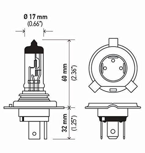 HELLA 9003LL Long Life Bulb, 12V, 60/55W - Image 2