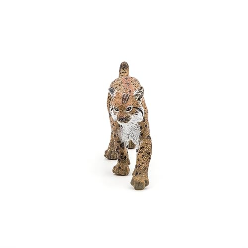 Papo - Lynx - Realistic Plastic Figurine - 3 Years Old - Wildlife - Hand Painted - Accurate and Realistic Details - Durable and Educational - Children's Toy - Gift Idea - Lynx Figurine - Wild cat Toy - Image 4