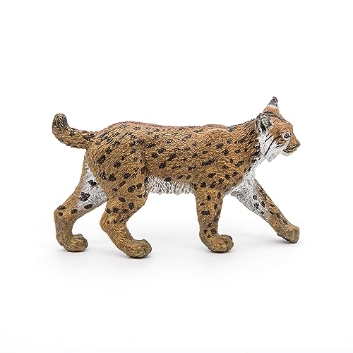 Papo - Lynx - Realistic Plastic Figurine - 3 Years Old - Wildlife - Hand Painted - Accurate and Realistic Details - Durable and Educational - Children's Toy - Gift Idea - Lynx Figurine - Wild cat Toy - Image 2