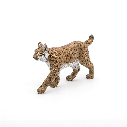 Papo - Lynx - Realistic Plastic Figurine - 3 Years Old - Wildlife - Hand Painted - Accurate and Realistic Details - Durable and Educational - Children's Toy - Gift Idea - Lynx Figurine - Wild cat Toy - Image 5