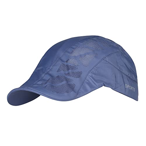 iSWEVEN Unisex Plastic, Polyester Cap (22LWC8013B_Blue_Free Size) - Image 1