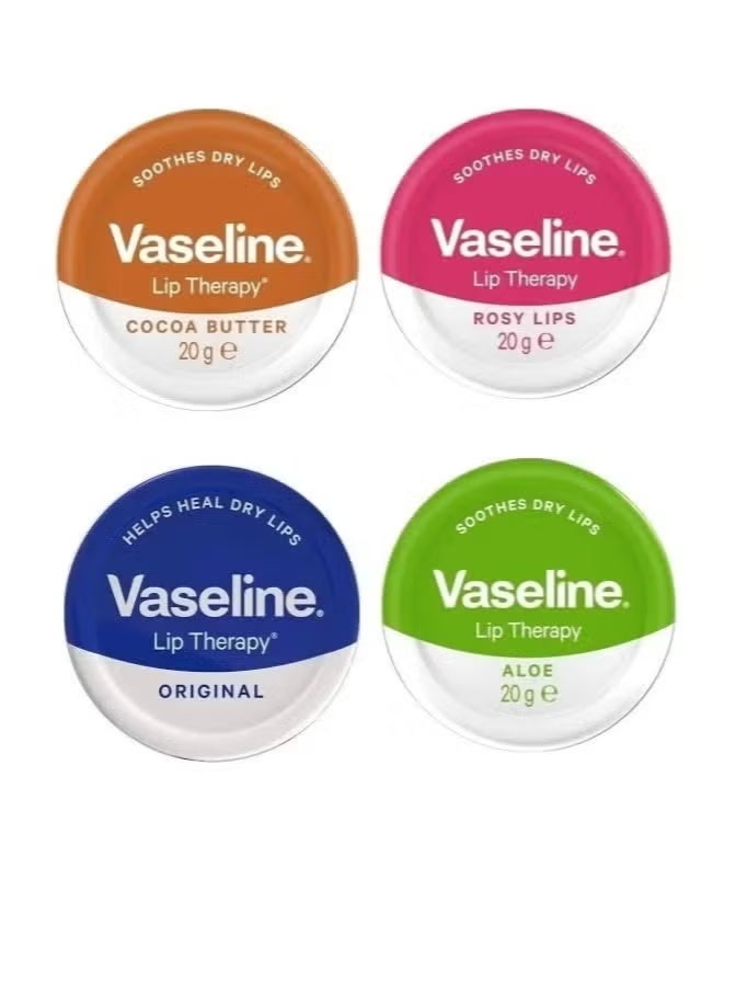 Vaseline Lip Therapy, 4 pieces * 20 g