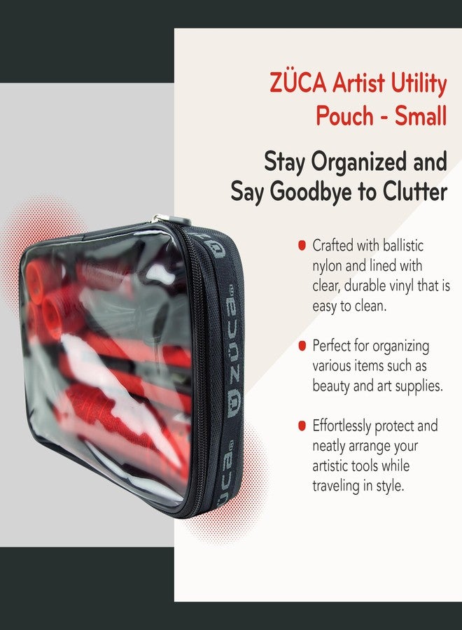 ZUCA Pro & Sport Bag Accessory: Extra-Large Utility MakeUp Pouch - Durable, Spacious Cosmetic Storage Solution For Travel & Professional Use - Image 2